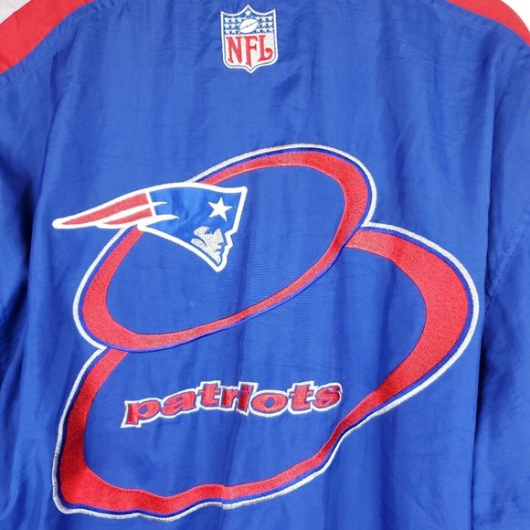 Vintage New England Patriots NFL Pro Line Windbreaker by Logo Athletic - Picture 8 of 10
